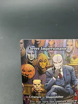 Clever Impersonator 0008 Borderless FOIL Spider Man MTG Magic The Gathering Card - Image 2