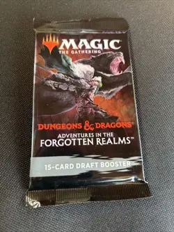Magic the Gathering Adventures in Forgotten Realms -Draft Booster Pack Sealed x1 - Image 1