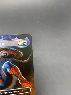 Marvel Legends Magic the Gathering Spider-man Borderless Promo Foil Rare #P0002 - Image 3
