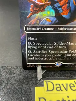 Marvel Legends Magic the Gathering Spider-man Borderless Promo Foil Rare #P0002 - Image 5