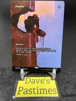 x1 Ponder - Borderless M MTG Marvel Universe M/NM, English - Image 1