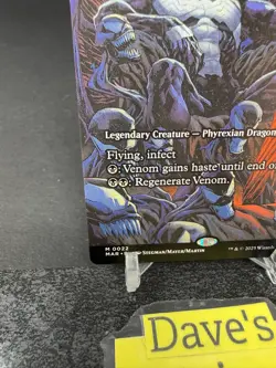 MTG Venom, King in Black 0022 Regular (Borderless) Marvel Eternal-Legal NM MAR - Image 5