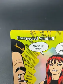 Unexpected Windfall X1 Mtg Spider-Man Eternal Legal Nm Borderless Foil - Image 2