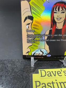 Unexpected Windfall X1 Mtg Spider-Man Eternal Legal Nm Borderless Foil - Image 5