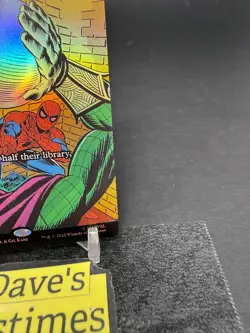 Traumatize Borderless Poster FOIL NM Marvel Spiderman MTG MAGIC THE GATHERING - Image 4