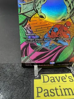 Traumatize Borderless Poster FOIL NM Marvel Spiderman MTG MAGIC THE GATHERING - Image 5