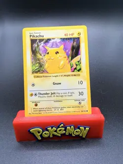Mint/NM - Pikachu - 58/102 - Shadowless Yellow Cheeks - Base Set - Pokemon Card - Image 1