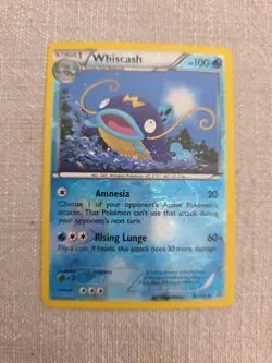 Pokemon TCG - Reverse Holo Whiscash 40/160 - Primal Clash 2015 - Image 1