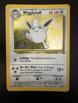 Wigglytuff 16/64 Jungle Holo Pokemon MP - Image 1