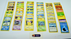 Pokemon TCG Base Set 4th Print Lot 1999-2000 UK WotC LP - Image 1