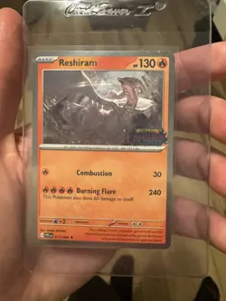 Reshiram 017/094 Pokemon Phantasmal Flames Stamped Barnes & Noble Promo - Image 1