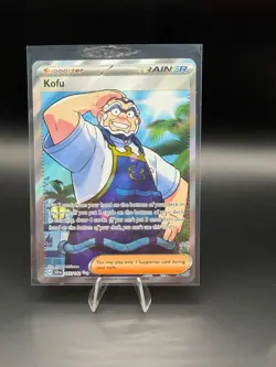 Pokemon TCG | Kofu 165/142 Full Art Trainer Sv07: Stellar Crown Pack Fresh NM+ - Image 1