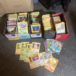 Pokemon Lot Of 1200 Vintage Unlimited Common Uncommon Base Set To Neo LP To MP - Image 1