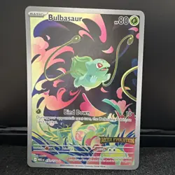 Pokemon Bulbasaur Mega Evolution 133/132 Holo Illustration Rare English - Image 2