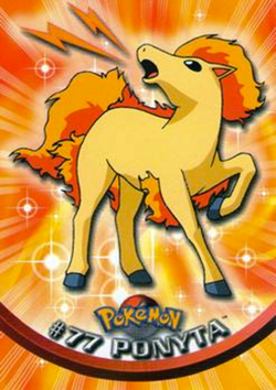 Ponyta 77 - Topps Pokemon Series 2 NM - Image 1
