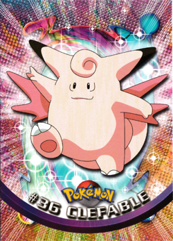 Clefable 36 Pokemon Topps Series 1 - NM - Image 1