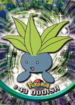 Oddish 43 Pokemon Topps Series 1 - NM - Image 1