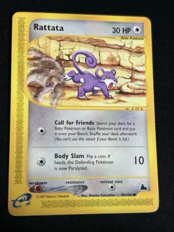 Pokemon Skyridge Rattata 90/144 NM - Image 1