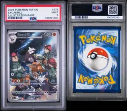 🔥 PSA 9 MINT Excadrill Illustration Rare 174/162 Temporal Forces Pokemon TCG 🔥 - Image 3