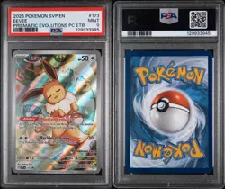 Pokemon TCG - Eevee SVP 173 SV Promos Pokemon Center Exclusive PSA 9 - Image 3