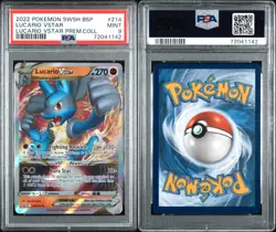 Lucario VSTAR SWSH214 PSA 9 Vstar Premium Collection Black Star Promo Pokemon - Image 3