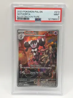 Gothorita #213/193 Illustration Rare Pokemon Paldea Evolved PSA 9 TCG - Image 1