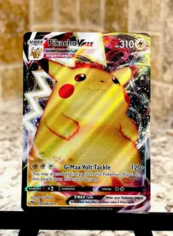 Pokemon TCG ~ Pikachu VMAX Ultra Rare FA Holo [SWSH04 Vivid Voltage 044/185] NIM - Image 1