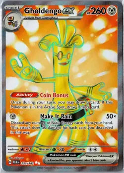 Gholdengo ex 231/182 - Paradox Rift Pokemon NM - Image 1