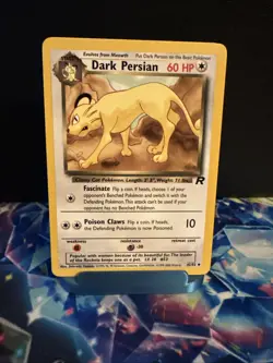 Dark Persian Near Mint 42/82 Team Rocket Regular Vintage Pokemon TCG - Image 1