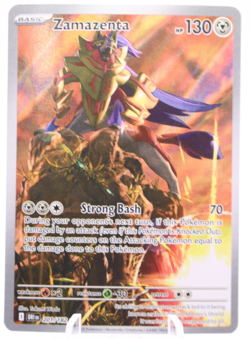 Pokemon Zamazenta 201/182 SV10: Destined Rivals Secret Rare Holo Near Mint - Image 1