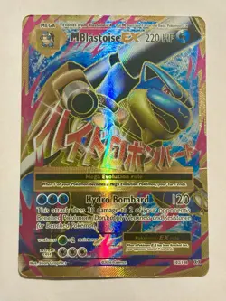 M Blastoise EX (Full Art) 102/108 XY Evolutions Pokemon English Mega NM - Image 1