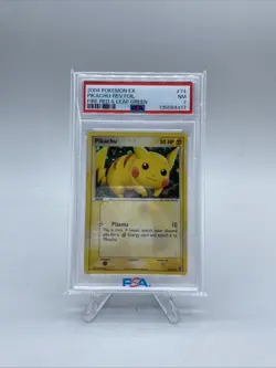 Pokemon EX Pikachu #74 Fire Red Leaf Green Reverse Foil Holo Psa 7 - Image 1