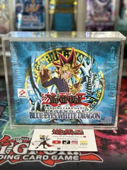 YuGiOh 2002 Legend of Blue Eyes White Dragon Sealed Box (NA Print) Square Logo - Image 1