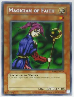 YuGiOh! - Magician of Faith RP01-EN033 Rare - NM - Image 1