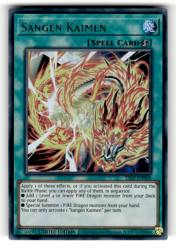 Sangen Kaimen 25LP-EN008 Ultra Rare Limited Pack World Championship 2025 LP - Image 1