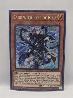 Sage with Eyes of Blue LCKC-EN015 1st Edition Secret Rare Yugioh TCG NM - Image 1