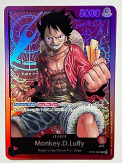 Monkey.D.Luffy ST01-001 One Piece Starter Deck 1 Straw Hat Crew Foil - Image 1