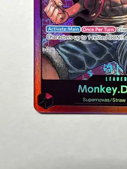 Monkey.D.Luffy ST01-001 One Piece Starter Deck 1 Straw Hat Crew Foil - Image 4