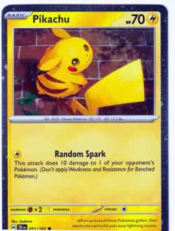 Pikachu Cosmo Holo Promo Pokemon TCG 051/162 NM - Image 1