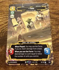 Yoda (1103) - Star Wars Unlimited LOF - [PRESTIGE][LEGENDARY] - Image 1