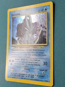 Pokemon TCG Neo Revelation Suicune Holo Card 14/64 2001 - Image 3