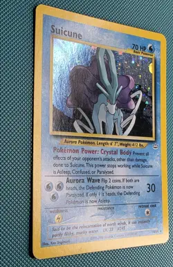 Pokemon TCG Neo Revelation Suicune Holo Card 14/64 2001 - Image 4