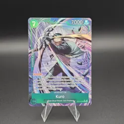 ONE PIECE Kuro (Alt Art) OP15-025 R Adventure on KAMI's Island English - Image 1