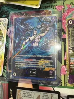 OP15-058 ENEL Leader ALT ART one Piece TCG ENGLISH - Image 3