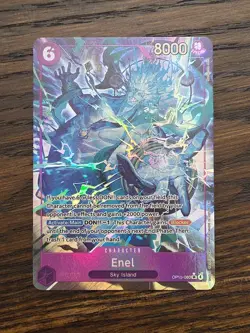 One Piece Enel OP15-060 SR Alt Art Adventure On Kami’s Island - Image 1