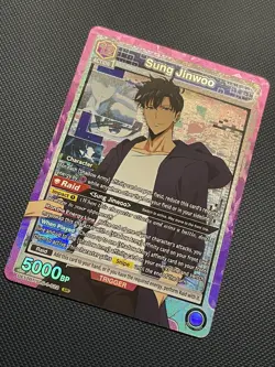 SUNG JINWOO SR UE17BT/SLG-1-022 UNION ARENA SOLO LEVELING NM - Image 2