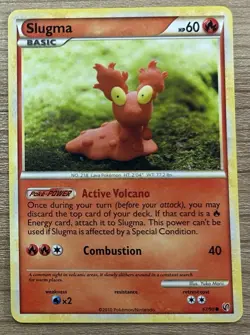 Slugma 67/90 Basic 2010 Regular Lava 60 HP Pokemon TCG Pokemon Card English - Image 1