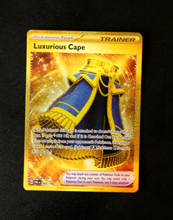 Pokemon Card TCG - Luxurious Cape 265/182 Paradox Rift - Hyper Rare Gold - NM ⭐ - Image 1