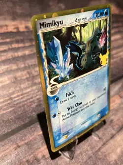 Pokemon TCG Mimikyu SWSH136 Black Star Promo Card Celebrations 25th - Image 2