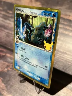 Pokemon TCG Mimikyu SWSH136 Black Star Promo Card Celebrations 25th - Image 3
